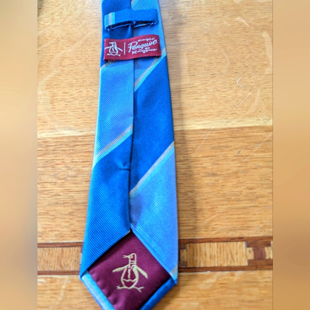 Penguin By Munsingwear Blue/Yelliw Tie